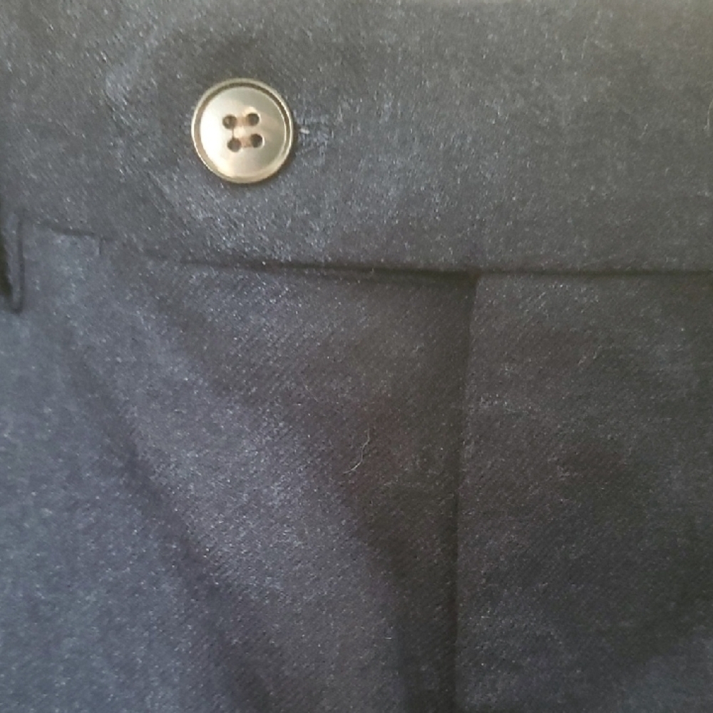 Cigar Couture Classic Mens Single Pleat Dress Pants Navy 38 X 27 - Picture 4 of 10